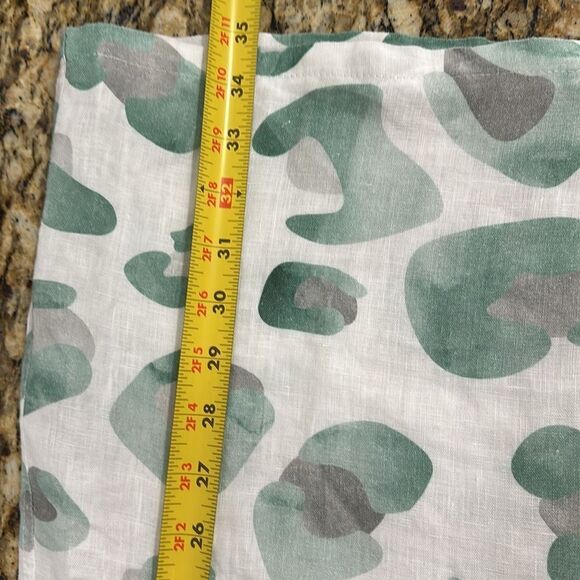 iLinen Sleeveless Printed Short Dress With Pockets Size M - Picture 7 of 7